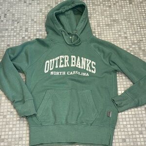 Outer Banks North Carolina Green Hoodie Sweatshirt with Pocket
